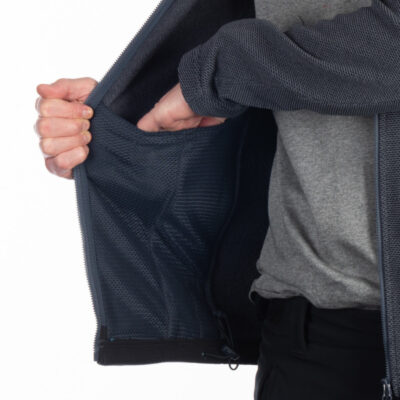 Pánska fleecová mikina melanžová BOB 16