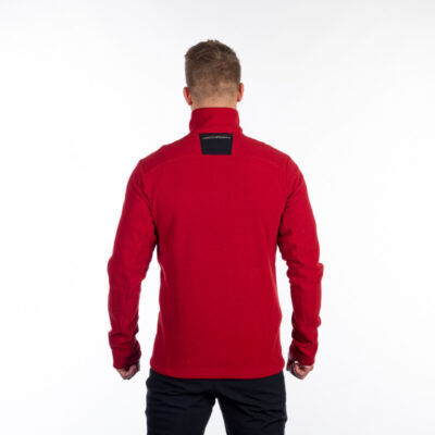 Pánska fleecová mikina melanžová BOB 34