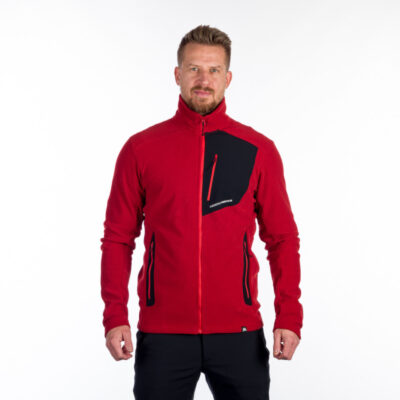 Pánska fleecová mikina melanžová BOB 23