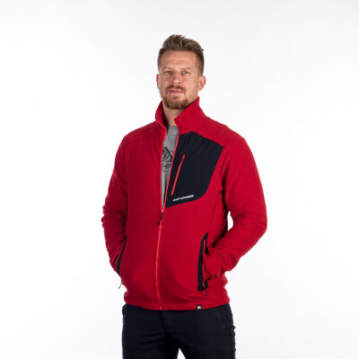 Pánska fleecová mikina melanžová BOB 24