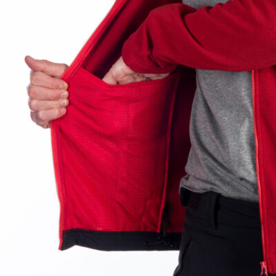 Pánska fleecová mikina melanžová BOB 25