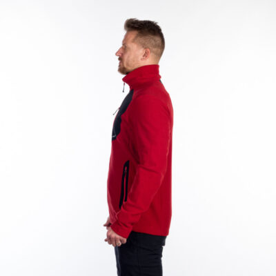 Pánska fleecová mikina melanžová BOB 27