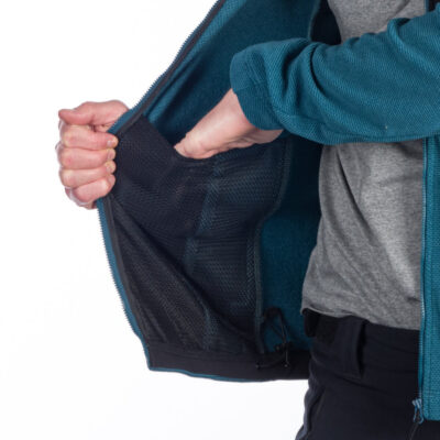 Pánska fleecová mikina melanžová BOB 37