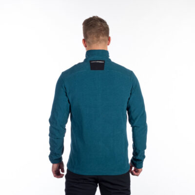 Pánska fleecová mikina melanžová BOB 38