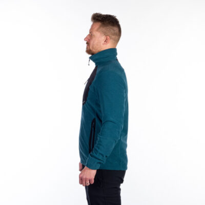 Pánska fleecová mikina melanžová BOB 39