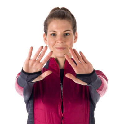 Dámska fleecová mikina vetruodolná ADDISYN 17