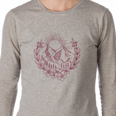 Dámske priedušné tričko s potlačou a vysokým podielom bavlny DOROTHEA 7