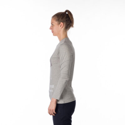 Dámske priedušné tričko s potlačou a vysokým podielom bavlny FAYE 9