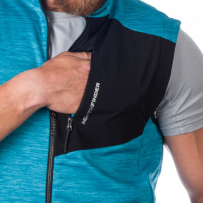 Pánska flísová vesta melanžová GUY 11