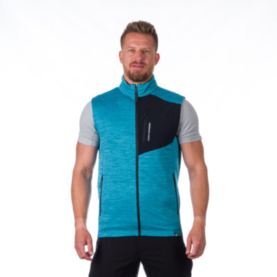 Pánska flísová vesta melanžová GUY 15