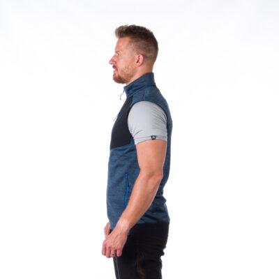 Pánska flísová vesta melanžová GUY 27