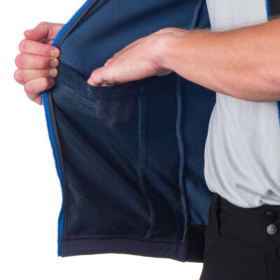 Pánska flísová vesta melanžová GUY 29