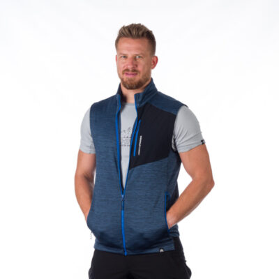 Pánska flísová vesta melanžová GUY 31