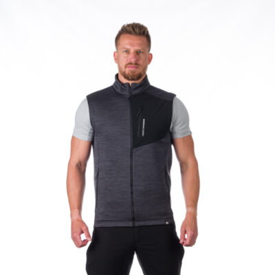 Pánska flísová vesta melanžová GUY 35