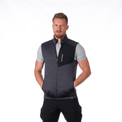 Pánska flísová vesta melanžová GUY 37