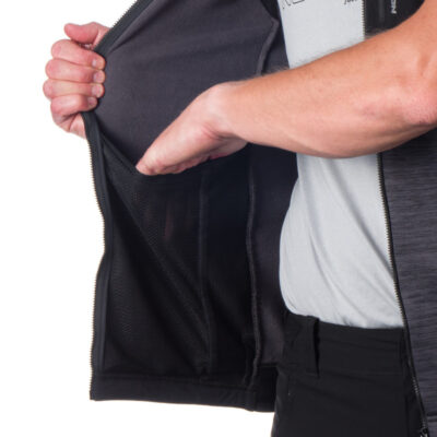 Pánska flísová vesta melanžová GUY 38