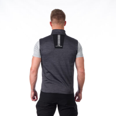 Pánska flísová vesta melanžová GUY 39