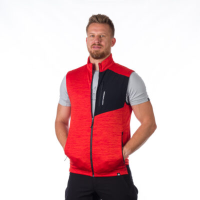 Pánska flísová vesta melanžová GUY 6