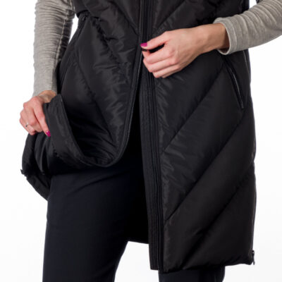 Dámska zateplená vesta v trendy štýle VELDA 13