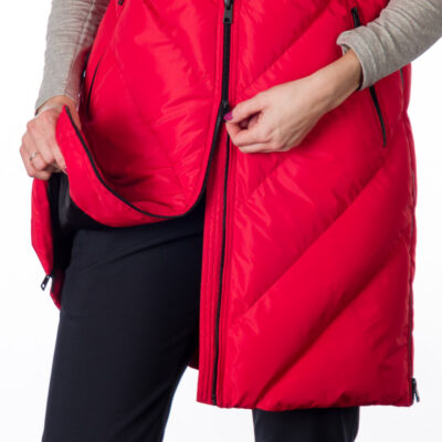 Dámska zateplená vesta v trendy štýle VELDA 23