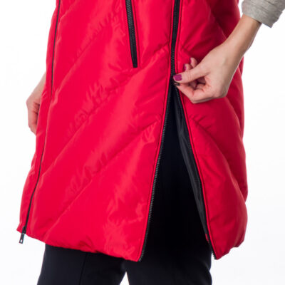 Dámska zateplená vesta v trendy štýle VELDA 25