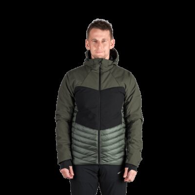 Pánska outdoor softshellová hybrid bunda s kapucňou EMERYK 23