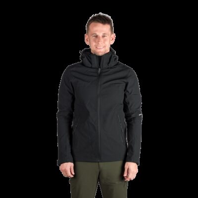 Pánska travel softshellová bunda 3L s odnímateľnou kapucňou ANTONI 19