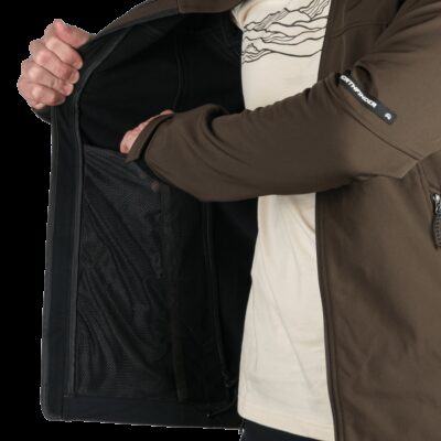 Pánska travel softshellová bunda 3L s odnímateľnou kapucňou ANTONI 39