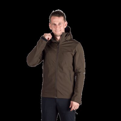Pánska travel softshellová bunda 3L s odnímateľnou kapucňou ANTONI 42