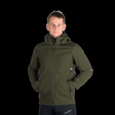 Pánska travel softshellová bunda 3L s odnímateľnou kapucňou ANTONI 53