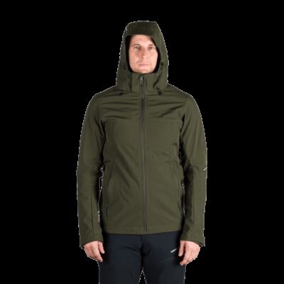 Pánska travel softshellová bunda 3L s odnímateľnou kapucňou ANTONI 55