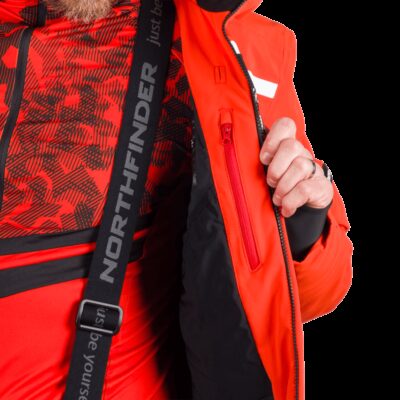 Pánska lyžiarska technická bunda s plnou výbavou VOLOS 46