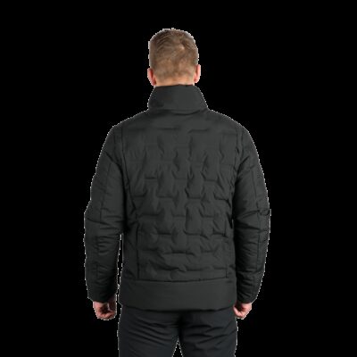 Pánska mestská zateplená bunda kombinovaná so softshellom STRIBOG 18