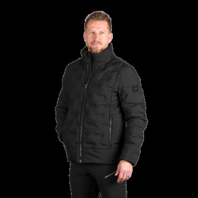 Pánska mestská zateplená bunda kombinovaná so softshellom STRIBOG 19