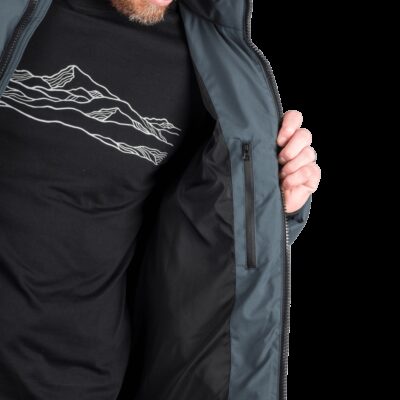 Pánska mestská zateplená bunda kombinovaná so softshellom STRIBOG 6