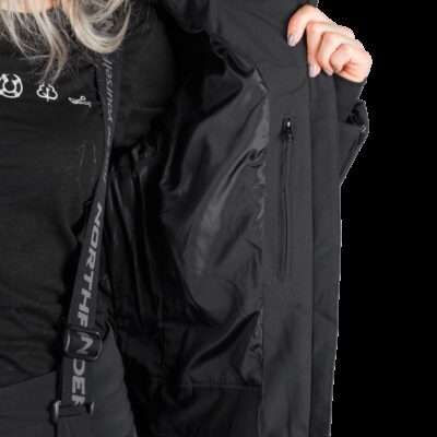 Dámska lyžiarska trendy zateplená komfortná bunda ABIGALE 11