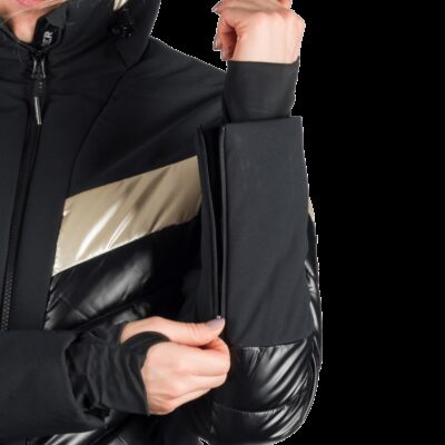 Dámska lyžiarska trendy zateplená komfortná bunda ABIGALE 21