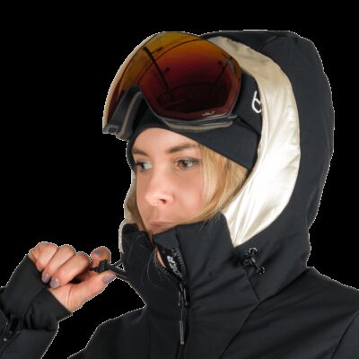 Dámska lyžiarska trendy zateplená komfortná bunda ABIGALE 25