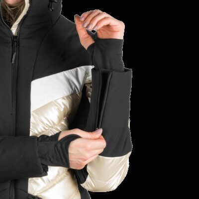 Dámska lyžiarska trendy zateplená komfortná bunda ABIGALE 37