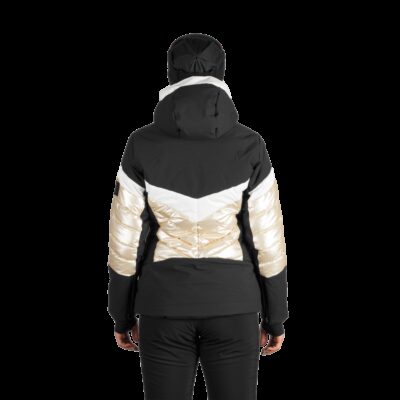 Dámska lyžiarska trendy zateplená komfortná bunda ABIGALE 45