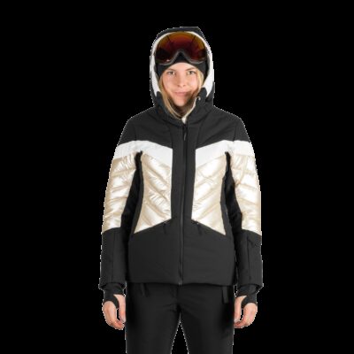 Dámska lyžiarska trendy zateplená komfortná bunda ABIGALE 48