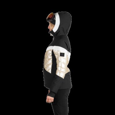 Dámska lyžiarska trendy zateplená komfortná bunda ABIGALE 49