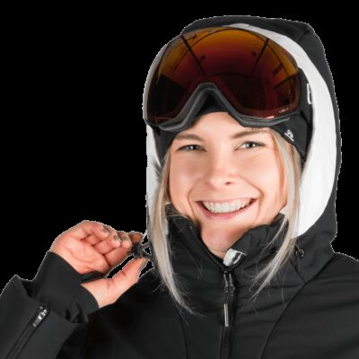 Dámska lyžiarska trendy zateplená komfortná bunda ABIGALE 5