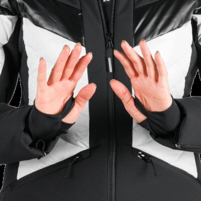 Dámska lyžiarska trendy zateplená komfortná bunda ABIGALE 7