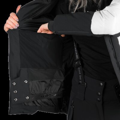 Dámska lyžiarska trendy zateplená komfortná bunda ABIGALE 8