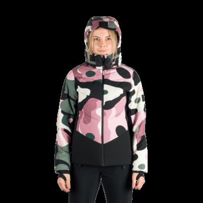 Dámska lyžiarska celopotlačená zateplená bunda KAYLEIGH 12