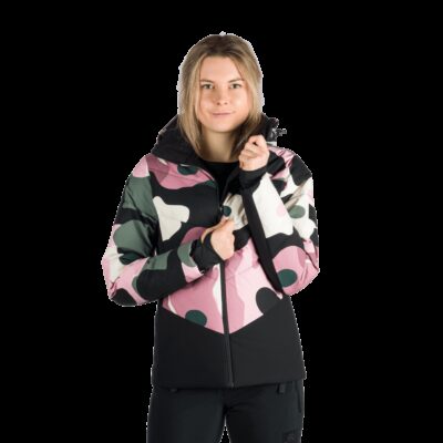 Dámska lyžiarska celopotlačená zateplená bunda KAYLEIGH 14