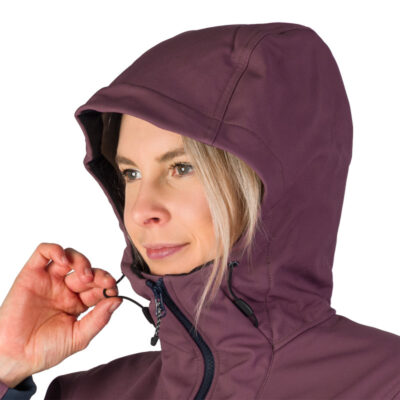 Dámska outdoorová softshellová bunda s kapucňou 3L CHANDRA 11