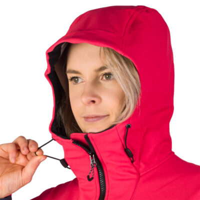 Dámska outdoorová softshellová bunda s kapucňou 3L CHANDRA 51