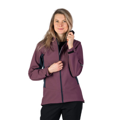 Dámska outdoorová softshellová bunda s kapucňou 3L CHANDRA 7